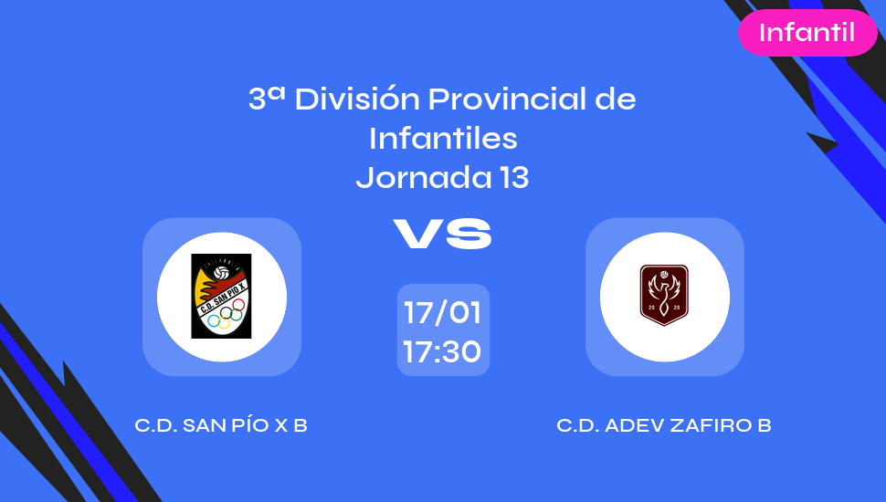 Imagen del video: C.D. San Pío X B vs C.D. ADEV Zafiro B