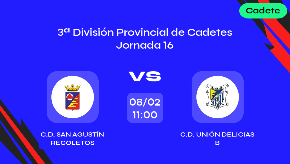 Imagen del video: C.D. San Agustín Recoletos  vs C.D. Unión Delicias B
