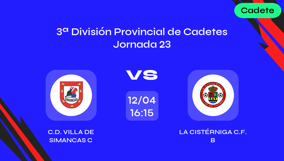 Imagen del video: C.D. Villa de Simancas C vs La Cistérniga C.F. B