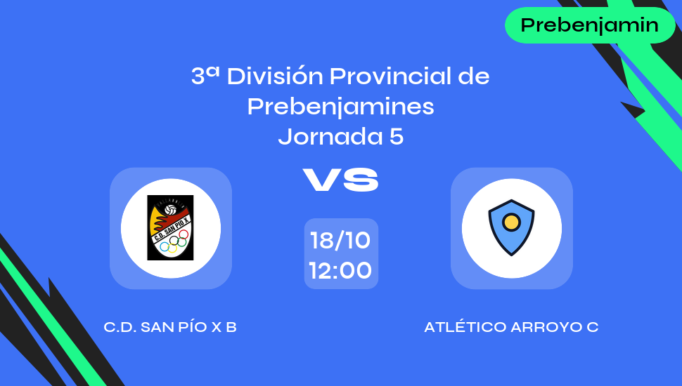 Imagen del video: C.D. San Pío X B vs Atlético Arroyo C