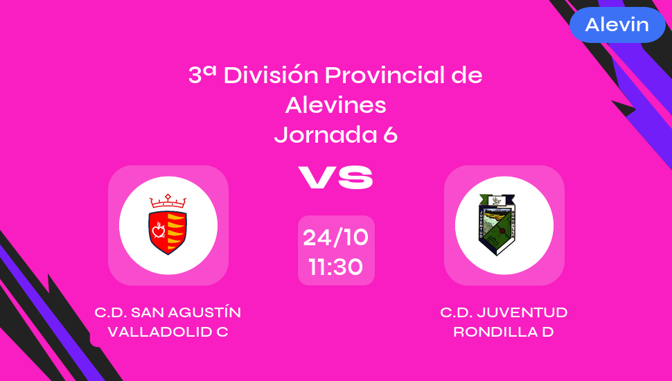 Imagen del video: C.D. San Agustín Valladolid C vs C.D. Juventud Rondilla D