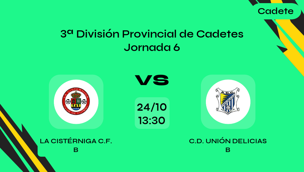 Imagen del video: La Cistérniga C.F. B vs C.D. Unión Delicias B