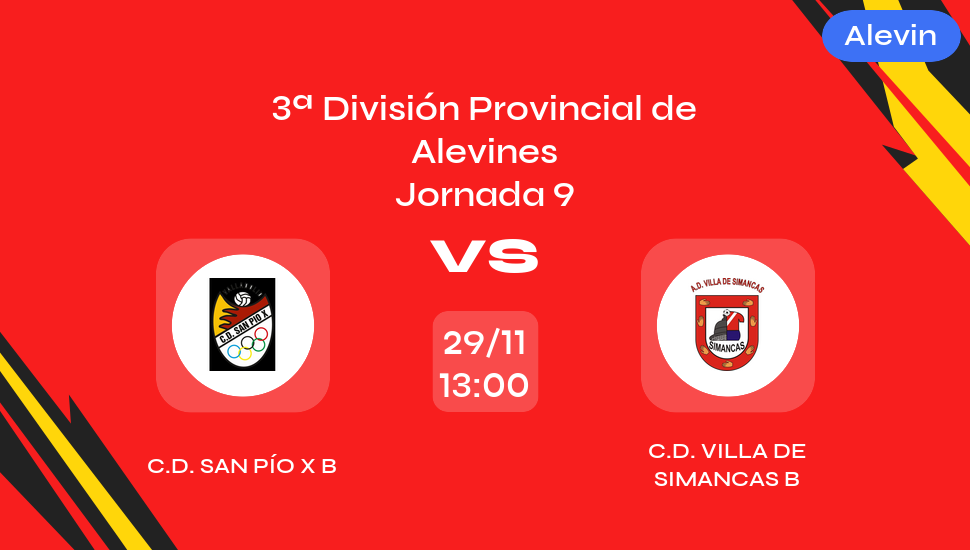 Imagen del video: C.D. San Pío X B vs C.D. Villa de Simancas B