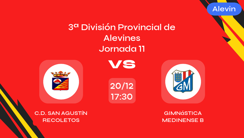 Imagen del video: C.D. San Agustín Recoletos vs Gimnástica Medinense B